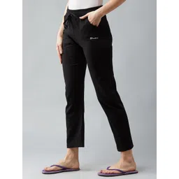 blinkin Women Solid Black Track Pants-picture-24