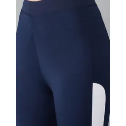 blinkin Solid Women Blue Tights image 5