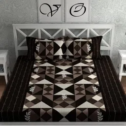 blinksymart Cotton King Fitted (Elastic) 320 TC Printed Bedsheet-picture-10