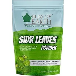 Bliss of Earth Sidr Powder For Hair, 100gm, Handpicked Sidr leaves, Pure Beri Leaves Powder For Hair & Skin-picture-37