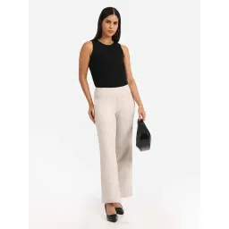 Blissclub Beige Cotton Regular Fit Trouser-picture-22