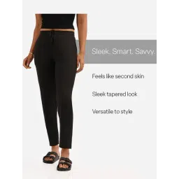 Blissclub Black Blended Regular Fit Jogger-picture-23