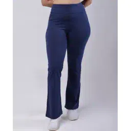 blissclub Lightweight Groove In Cotton Flare Pants-picture-28