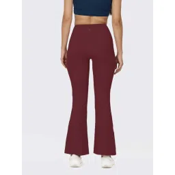 BlissClub Maroon High Rise Pants image 2