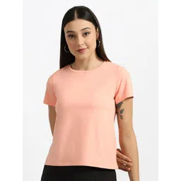 Blissclub Round Neck Short Sleeves Moisture Wicking Formal T-shirt-picture-25