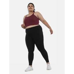 BlissClub Women Burgundy The Ultimate Criss-Cross Sports Bra-picture-12