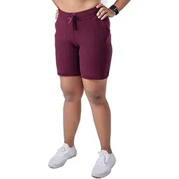 blissclub Women Move All Day Shorts | Mid-Waist |Shorts with Pockets | Slant Pockets | Adjustable Flat Drawcord | Shorts for Women | Comfortable Shorts-picture-41