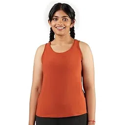 BlissClub Women The Breezy Basic Tank Top | BreezeFlo Fabric |Tank Top for Women | A Line Fit | Activewear-picture-44