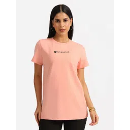 Blissclub Women Typography Moisture Wicking Pockets T-shirt-picture-20