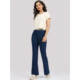 Blissclub Women Ultimate Flared Tailored Trousers-picture-28