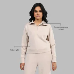 blissclub Women's Polyester Blend Modern Pullover Sweater image 4