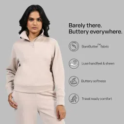 blissclub Women's Polyester Blend Modern Pullover Sweater image 3