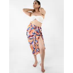Blissence Printed Swim Cover Up Sarong-picture-11