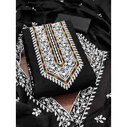 Blissta Embroidered Unstitched Dress Material-picture-24