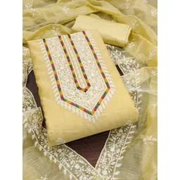 Blissta Embroidered Unstitched Dress Material-picture-32