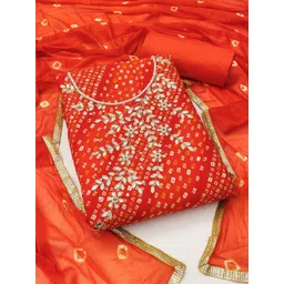 Blissta Printed Unstitched Dress Material-picture-10