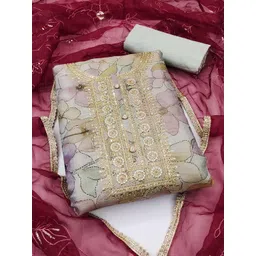 Blissta Printed Unstitched Dress Material-picture-25