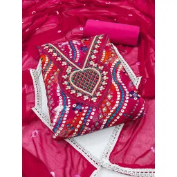 Blissta Printed Unstitched Dress Material-picture-33