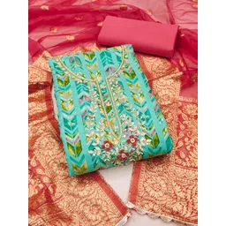 Blissta Printed Unstitched Dress Material-picture-27