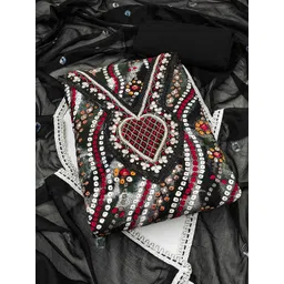 Blissta Printed Unstitched Dress Material-picture-29