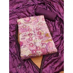 Blissta Printed Unstitched Dress Material-picture-35