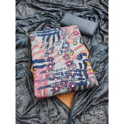 Blissta Printed Unstitched Dress Material-picture-36