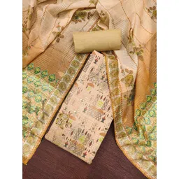 Blissta Printed Unstitched Dress Material-picture-37