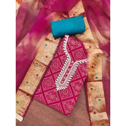 Blissta Printed Unstitched Dress Material-picture-17