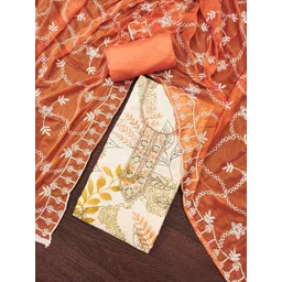 Blissta Printed Unstitched Dress Material-picture-15