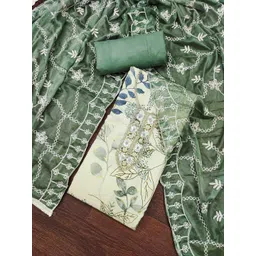 Blissta Printed Unstitched Dress Material-picture-39