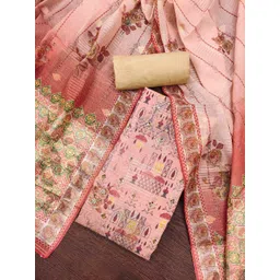 Blissta Printed Unstitched Dress Material-picture-40