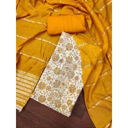 Blissta Printed Unstitched Dress Material-picture-32