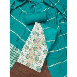 Blissta Printed Unstitched Dress Material image 1