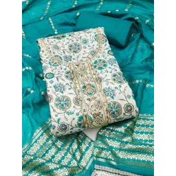 Blissta Printed Unstitched Dress Material image 2