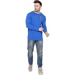 blisstone Men’s Long Sleeve Crew Neck T-Shirt with Chest Logo | Slim Fit Casual & Comfortable Everyday Wear-picture-32