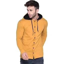 blisstone Men's Slim Fit T-Shirt (681_Series_Mustard_X-Large)-picture-29