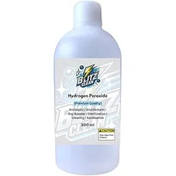 BLITZ CLEAN Hydrogen Peroxide Solution 3% – Multi-Purpose Cleaner & Disinfectant | Antiseptic, Surface Sanitizer & Stain Remover | 500 Ml-picture-21