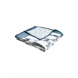 BLOCKS OF INDIA Grey & White Ethnic Motifs AC Room 150 GSM Single Bed Dohar-picture-40