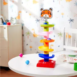 bloombec Roll Ball Tower for Kids Ball Drop and Roll Swirling Tower-picture-24