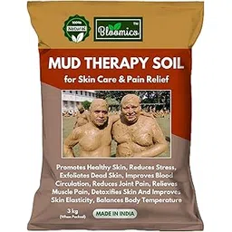 Bloomico Mud Therapy Sand for Mud Baths & Skin Wellness - 3 kg | Therapeutic Mud for Healing, Relaxation, Rejuvenation & Moisturizing - 3 kg-picture-16
