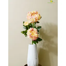 Blooming Floret Off White 1 Pieces Peony Artificial Flower-picture-12