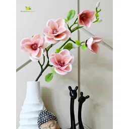 Blooming Floret Pink 1 Pieces Magnolia Artificial Flower-picture-17