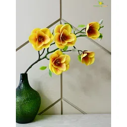 Blooming Floret Yellow 1 Pieces Magnolia Artificial Flower-picture-39