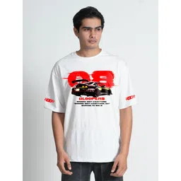 Bloopers Store Men Graphic Printed Round Neck Cotton Oversized T-shirt-picture-16