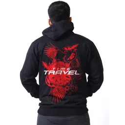 Bloopers Store Men Printed Hooded Cotton Pullover Sweatshirt-picture-22