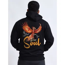 Bloopers Store Men Printed Hooded Sweatshirt image 1