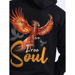 Bloopers Store Men Printed Hooded Sweatshirt image 4