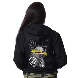 Bloopers Store Women Printed Hooded Cotton Sweatshirt-picture-32