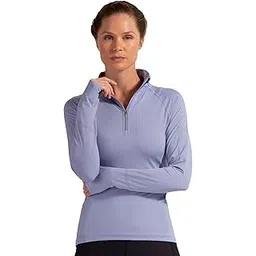 bloquv Women's Mock Zip Top-picture-29