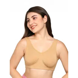 BLOSSOM Beige Full Coverage Seamless Bra-picture-44